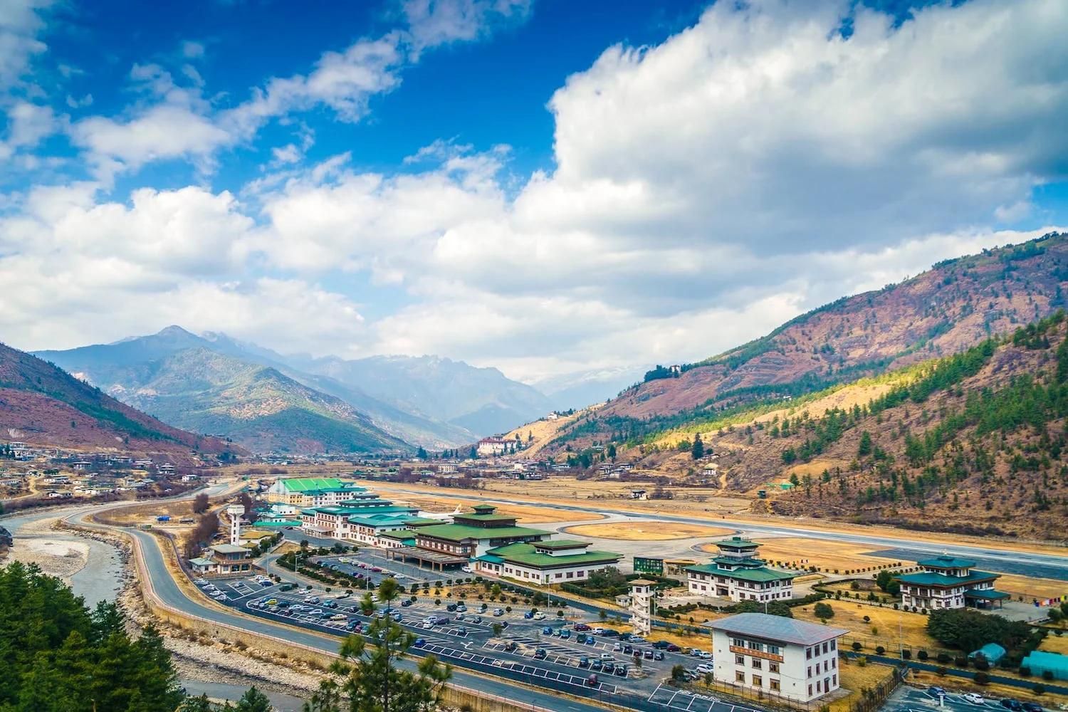 Paro-Airport-Birds-Eye-View